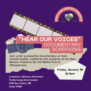 Teenage Documentary Screening event in New Mexico